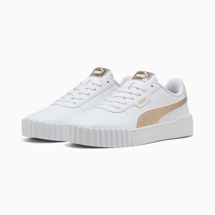 Carina 3.0 Metallic,Puma White-Puma Gold