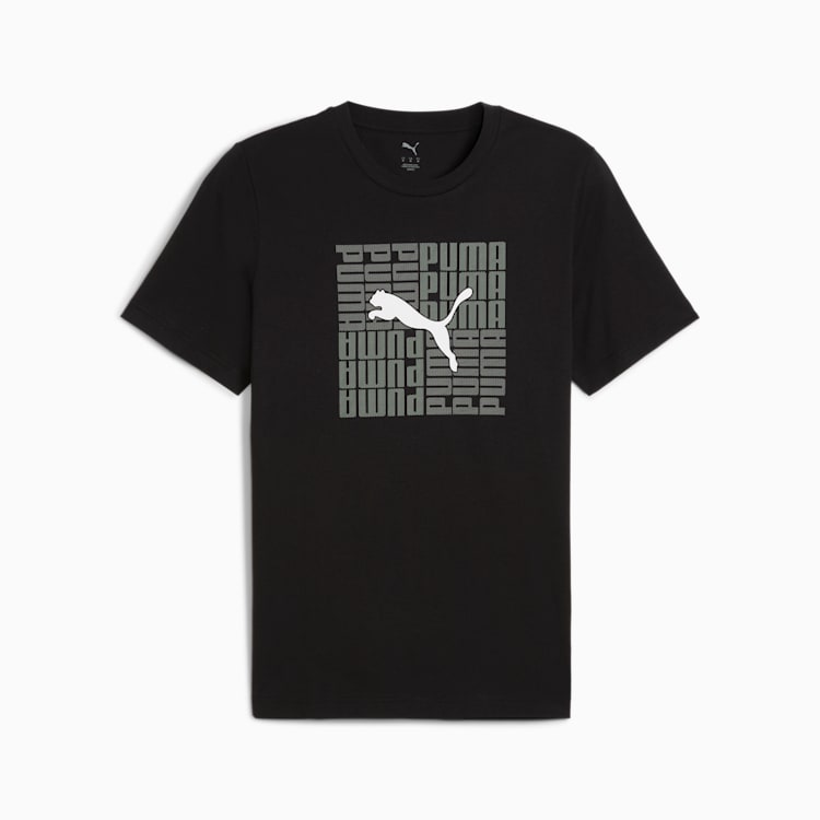 Graphic Box Tee,Puma Black