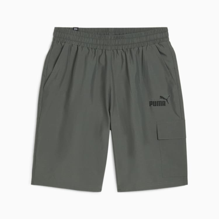 Ess Woven Cargo Shorts 9 Mineral Gray
