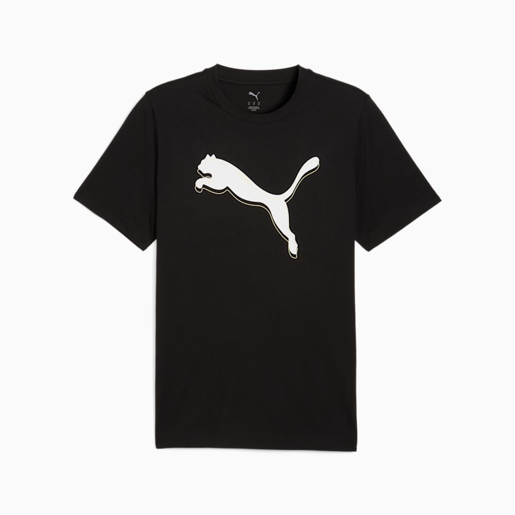 Graphic Cat Logo Tee,Puma Black