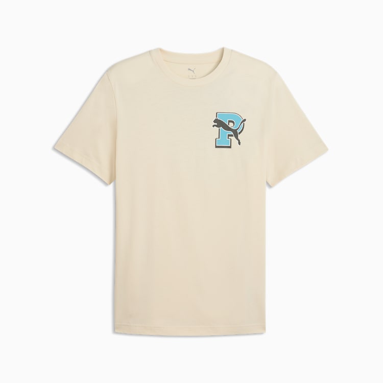 Graphic Varsity Tee,Alpine Snow