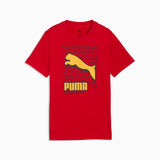 Graphic Grid Tee B,For All Time Red