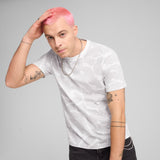 تيشيرت ESS LOGO LAB AOP، PUMA أبيض