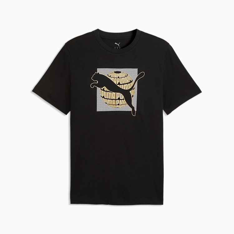 Graphic Foil Tee,Puma Black