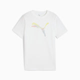 Graphic Gradient Tee,Puma White