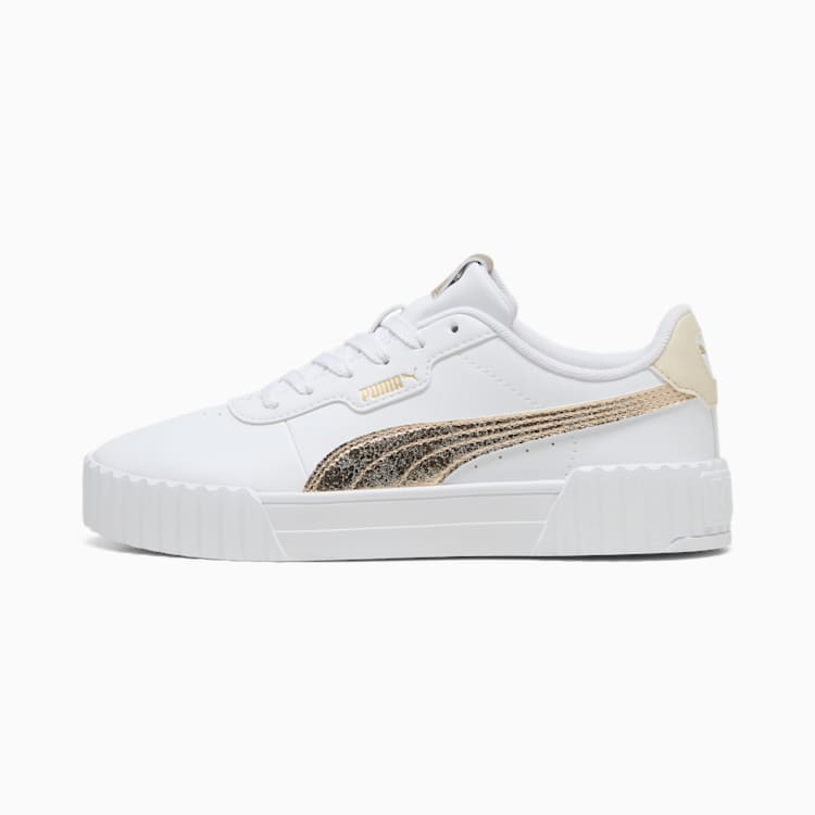 Carina 3.0 Metallic,Puma White-Puma Gold