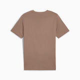 رسومات شعار رقم 1 T، لون بني رمادي بالكامل