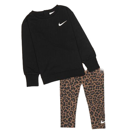 Leopard Crew Neck & Legging Set