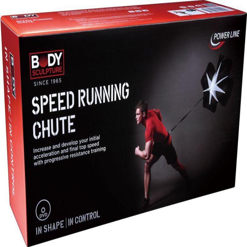 تمرين تعليمي للجري السريع باستخدام المظلة