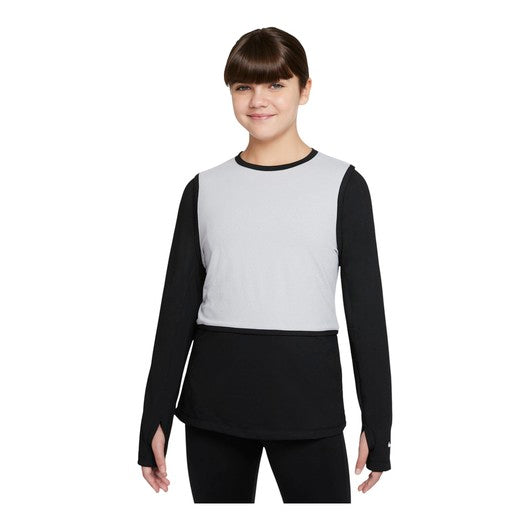 Nike Pro Warm Dri-Fit Big Kids' (Girls') Long-Sleeve Top