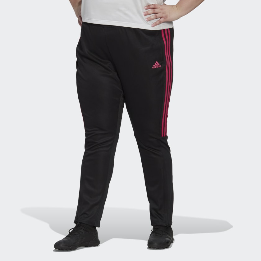 Aeroready Sereno Cut 3-Stripes Slim Tapered Tracksuit Bottoms (Plus Size)